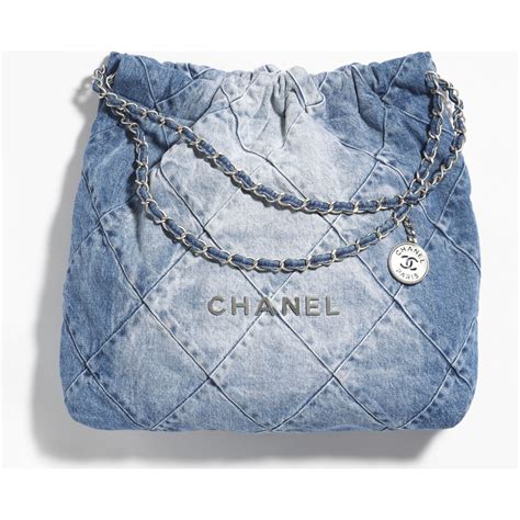 chanel 22 price bag|chanel denim bag 2022.